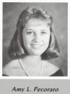 Amy Pecoraro's graduation photo - HHS 1987