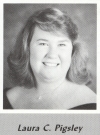 Laura Pigsley's graduation photo - HHS 1987