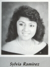 Sylvia Ramirez' graduation photo - HHS 1987