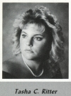 Tasha Ritter's graduation photo - HHS 1987