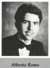 Alberto 'Felix' 'Beast' Romo's graduation photo - HHS 1987