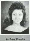 Raquel Rosales' graduation photo - HHS 1987
