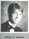 Jeff Sauers' graduation photo - HHS 1987