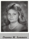 Deanna Sommers' graduation photo - HHS 1987