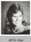 Jill St.Clair's graduation photo - HHS 1987