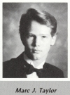 Marc Taylor's graduation photo - HHS 1987