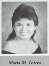 Maria Torres' graduation photo - HHS 1987