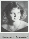 Shannin Townsend's graduation photo - HHS 1987