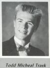 Todd Trask's graduation photo - HHS 1987