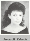 Sandra 'Sandy' Valencia's graduation photo - HHS 1987