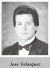 Jose Velasquez's graduation photo - HHS 1987
