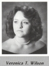 Veronica Wilson's graduation photo - HHS 1987