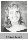 Kristen Young's graduation photo - HHS 1987