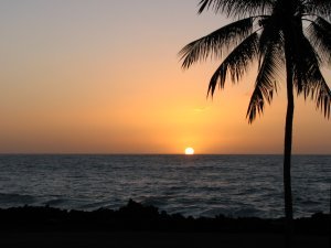 Sunset at Kanaloa at Kona