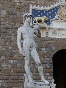 Replica of The David in Signoria Square, Florence