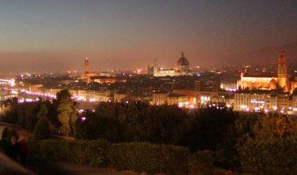 Evening overlooking Florence