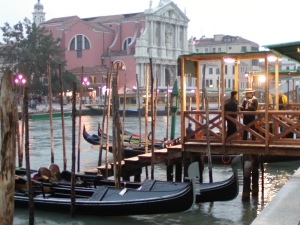 Gondola 'parking' lot