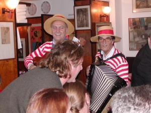 Dinner entertainment in Venice