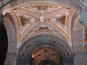 Inside Doge's Palace, Venice - 24-karat gilded ceilings
