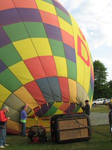 WWJD balloon - pilot Bill Woodhead