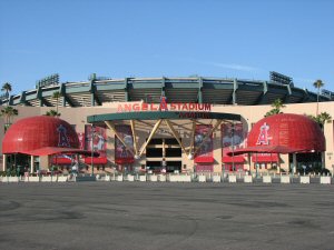 Angel Stadium - home of the Los Angeles Angels of Anaheim