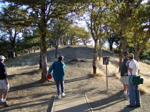 Low Gap park disc golf course - 8th tee