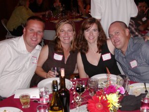 Grant, his wife Jen, Matt and his wife, Kathy