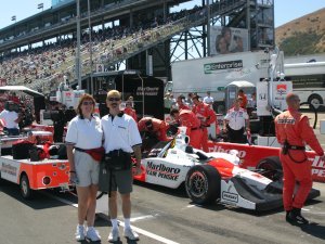 Bob and I on pit road