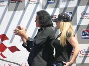 Gene Simmons from KISS, grand marshal