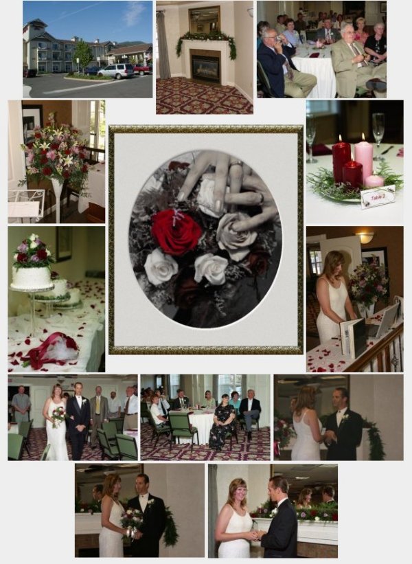 Wedding photo collage (2)